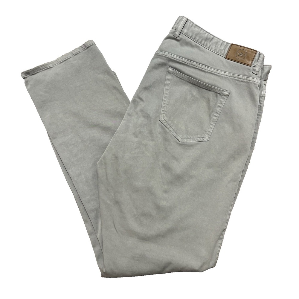 Peter Millar Men's Sz 40 Chino Pants Beige Khaki Stretch Ultimate Sateen Golf